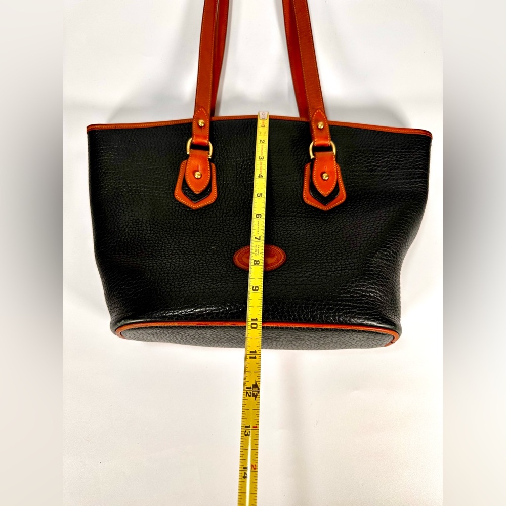 Dooney & Bourke Vintage Leather Shoulder Tote Bag - Picture 12 of 13